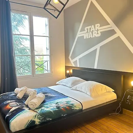 Once Upon A Time - 7min From Disneyland - Free Private Parking - Self Checkin - Balcony - Barbecue *