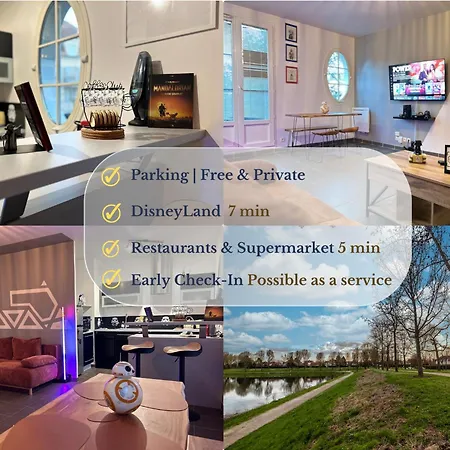 Once Upon A Time - 7min From Disneyland - Free Private Parking - Self Checkin - Balcony - Barbecue